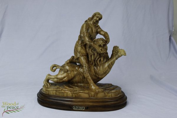 Samson with Lion.