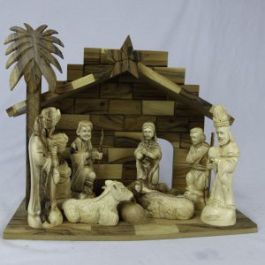 House A2 with Nativity Figures F1.    Figures size 17- 12 cm.