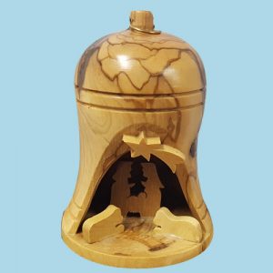 Olive Wood Hand Made Bell a2