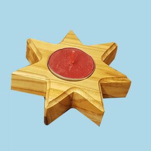 star of Bethlehem as candle Holder