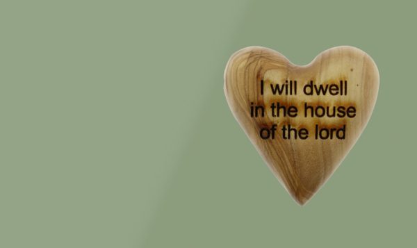 Hand Carved Olive Wood Heart