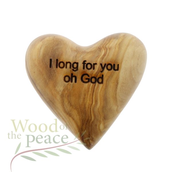 Olive Wood Heart - Image 3