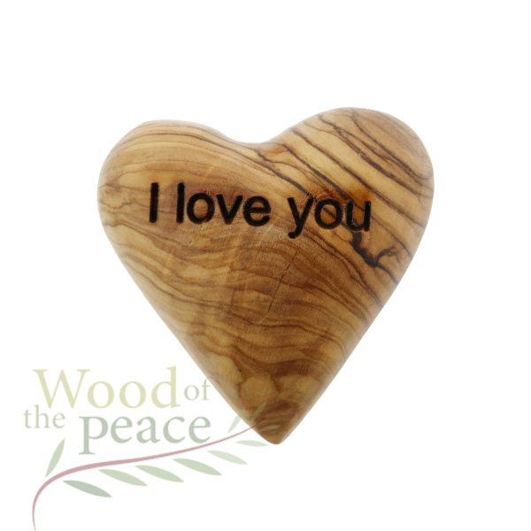 Olive Wood Heart - Image 3