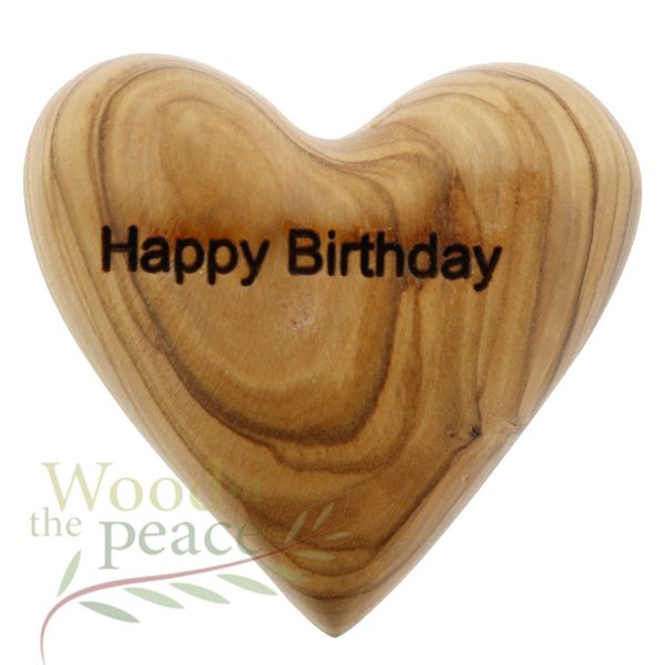 Olive Wood Heart - Image 4