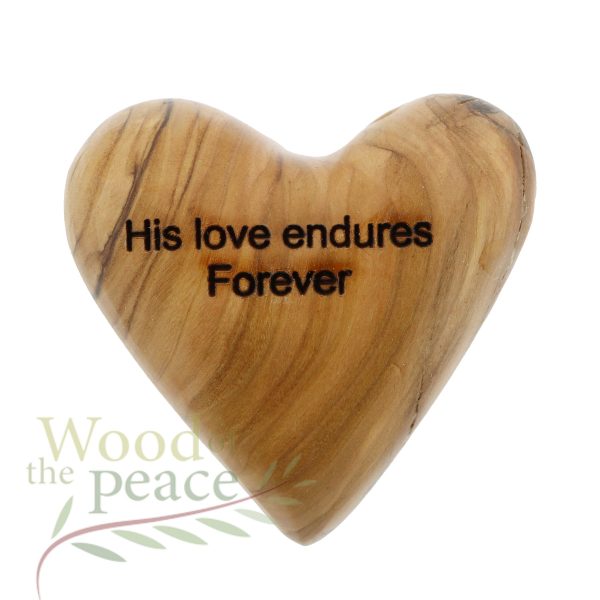 Olive Wood Heart - Image 4