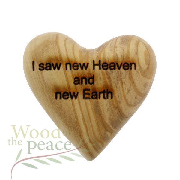 Olive Wood Heart - Image 4