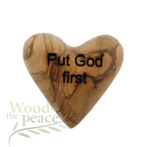 Olive Wood Heart